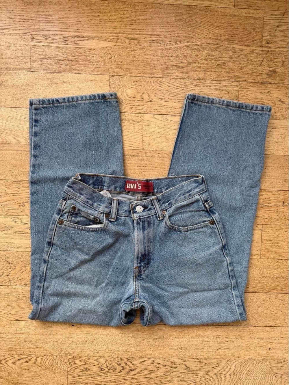 Y2K Levi’s 550 Relaxed Fit Jeans Light Wash High Waist Baggy Denim